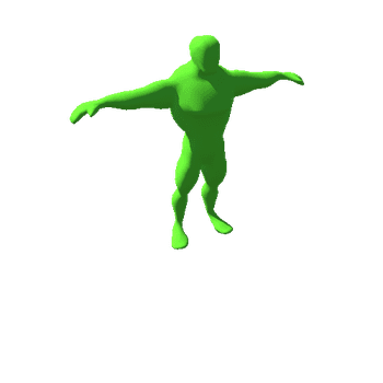 Athletic Man 2 Green